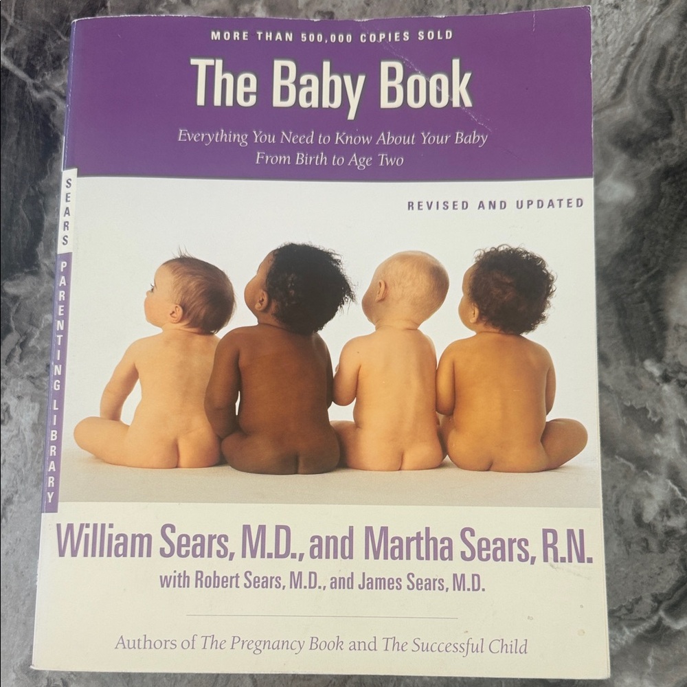 The Baby Book — Purple and White Parenting Guide